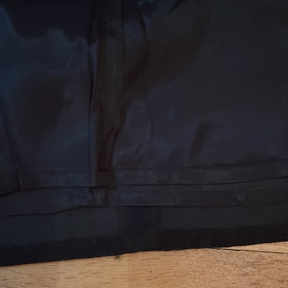 Never worn velvet skirt. Fully lined.Embroidery  flowers on front. - Picture 3 of 4